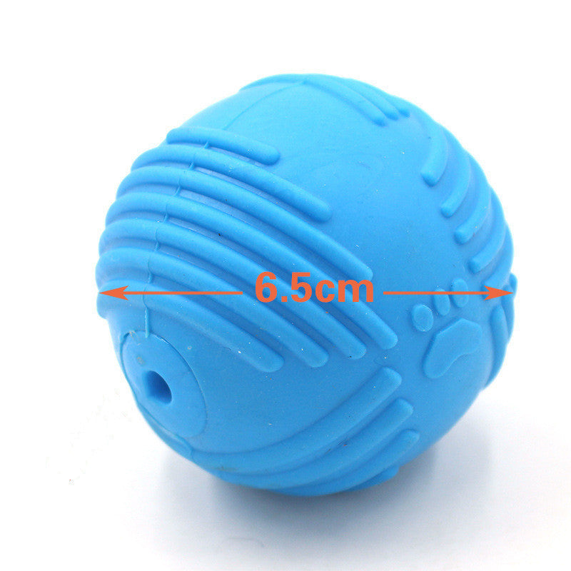 Dog Sound Ball TPR Teeth Grinding And Biting Toy Supplies