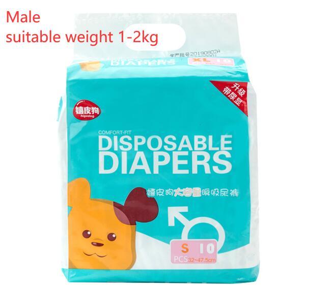 10PCS Per Bag Dog Diapers