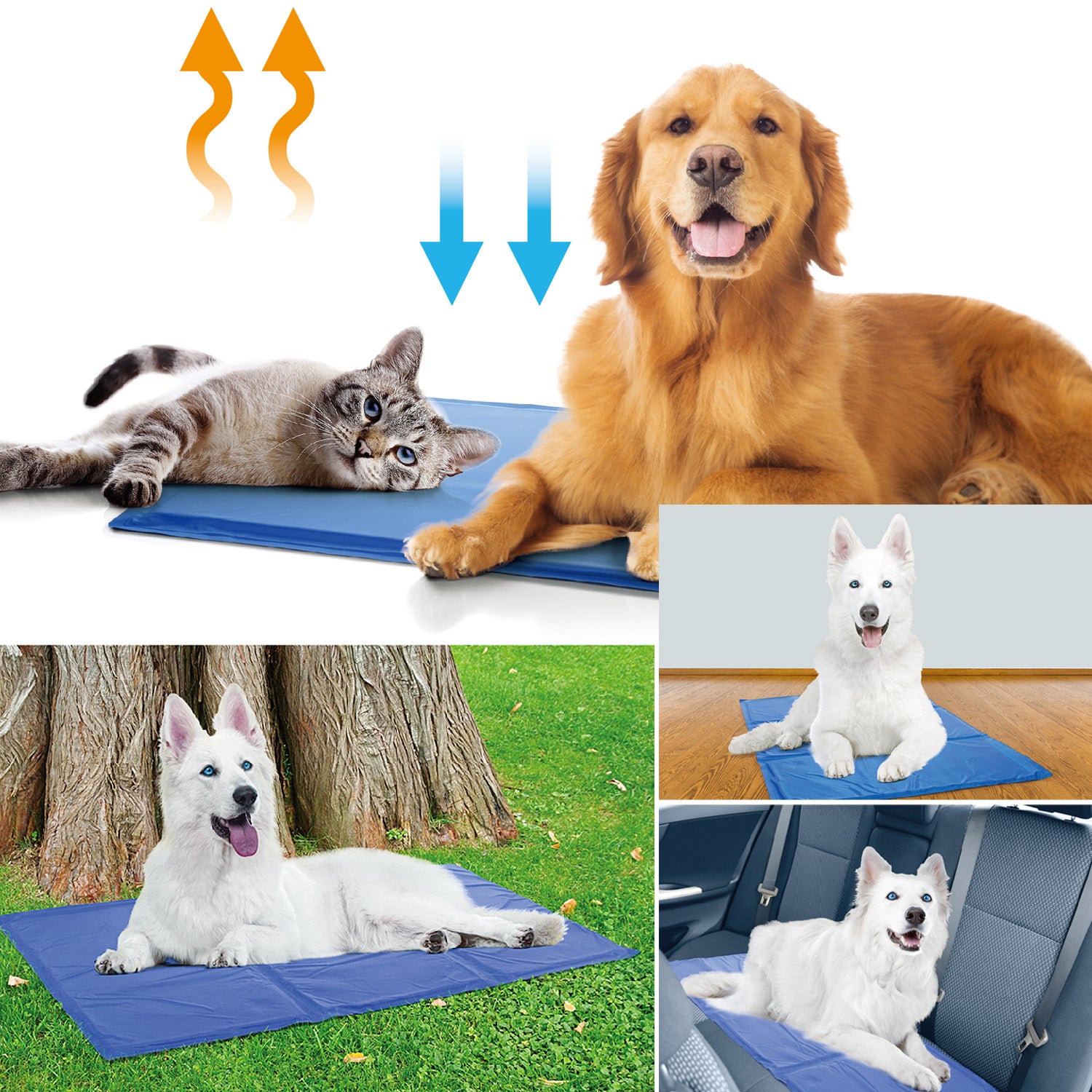 Dog Cooling Mat Pet Ice Pad Teddy Mattress Pet Cool Mat Bed Cat Cushion Summer Keep Cool Pet Cooling Dog Mat For Dogs