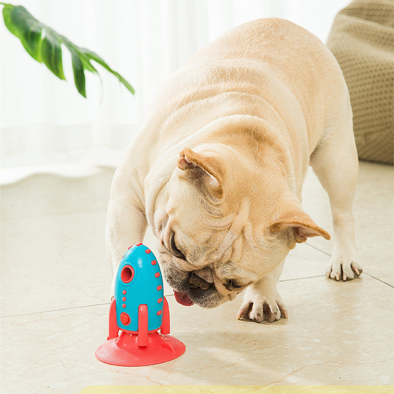 Rocket Dog Toys Leaking Food Dog Bite Toys Bite-resistant Pet Toys - FurryFriendMark