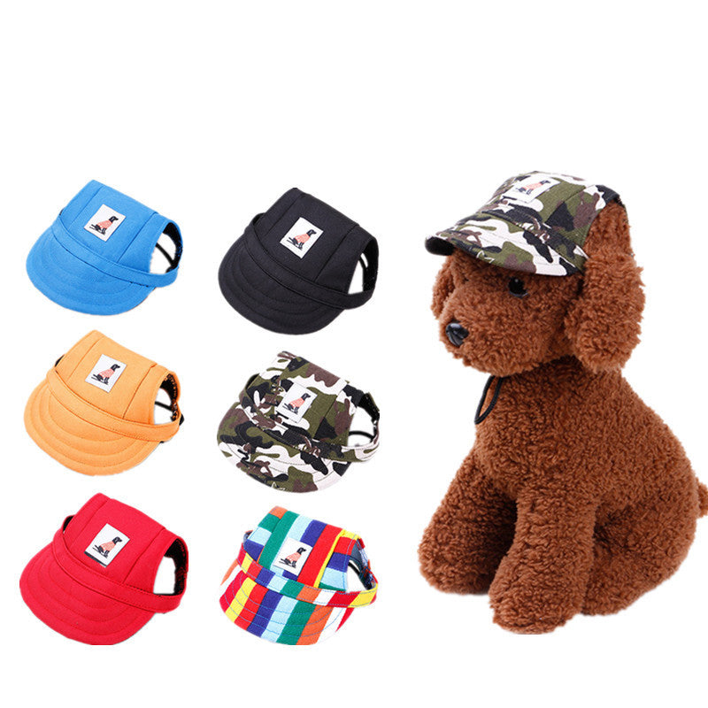 Pet dog baseball hat