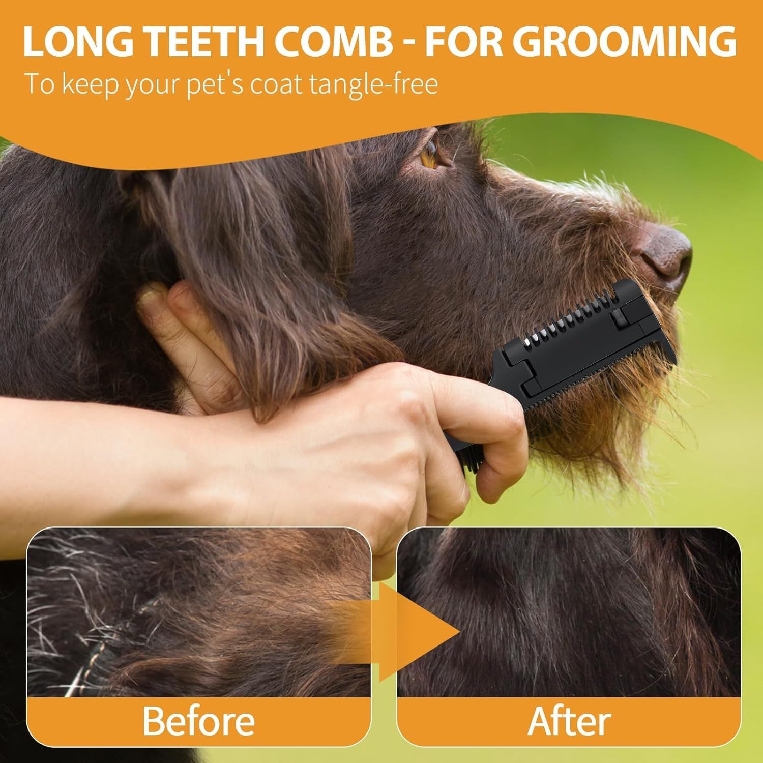 Razor Comb For Dogs Cats With Extra Blades Pet Razor Comb 2 In 1 Trimming Grooming Dog Cat Brush That Cuts Hair Hair Cutter Comb For Dog Cat Pet Hair Trimmer Grooming Comb For Dog Cat