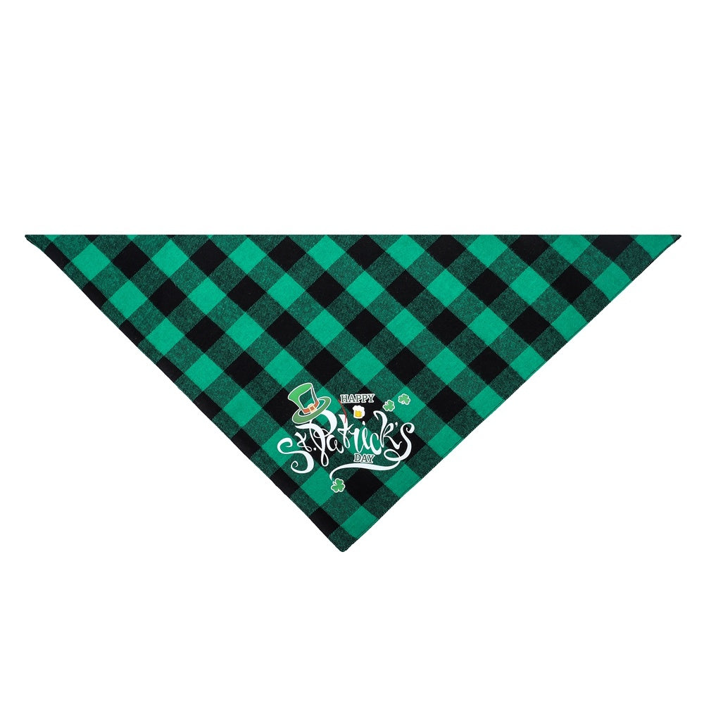 Triangle Scarf Dog Scarf Irish Festival Pet Slobber Towel