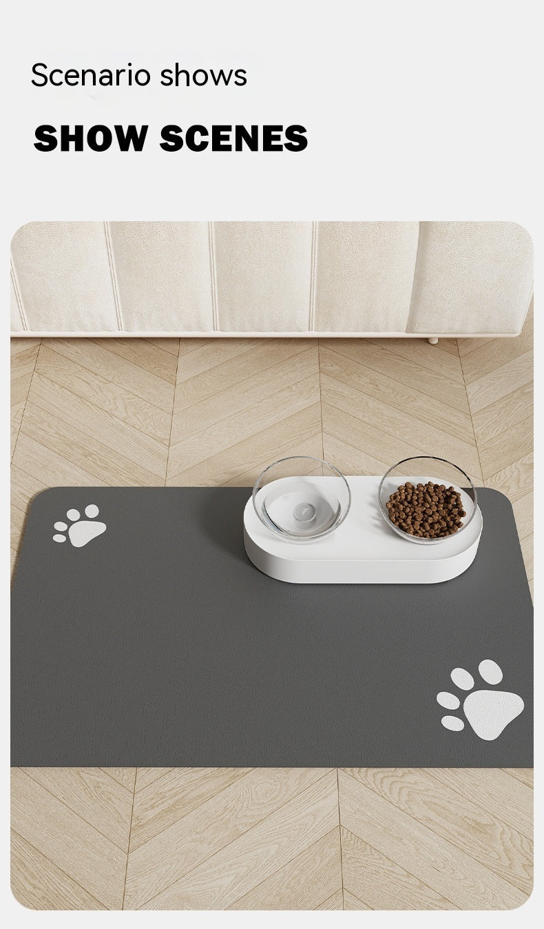 Pet Feeding Mat Dogs And Cats Placemat Washable And Reusable Dog Training Absorbent Urine Pad Quick-drying