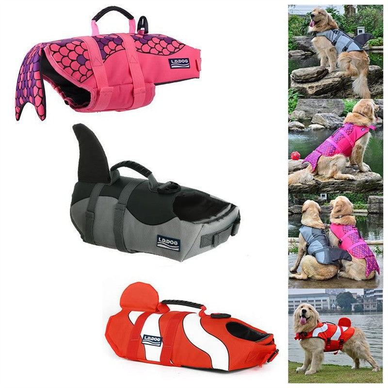 New Pet Life Jacket Dog Outdoor Swimming Suit Summer Dress