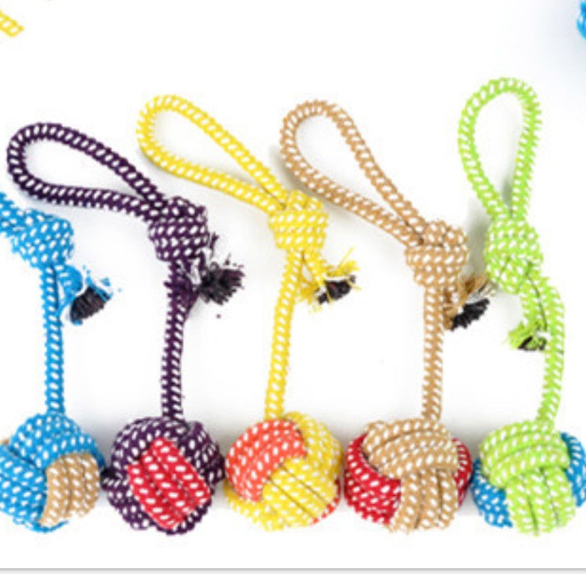 Hand - knitted dog - leash toys - FurryFriendMark