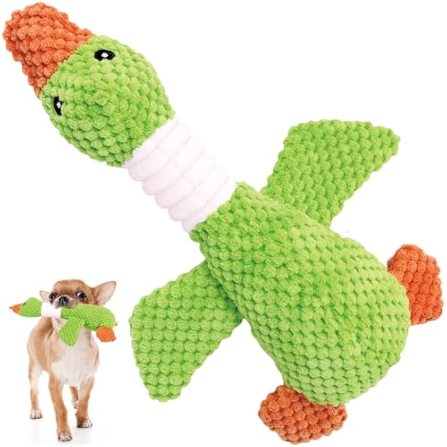 Dog Plush Toys For Large Dogs Durable Dog Squeaky Toys With Squeaker Stuffed Duck Dog Toys Dog Chew Toys For Small Medium And Large Breed Puppy Chew Toys For Teething