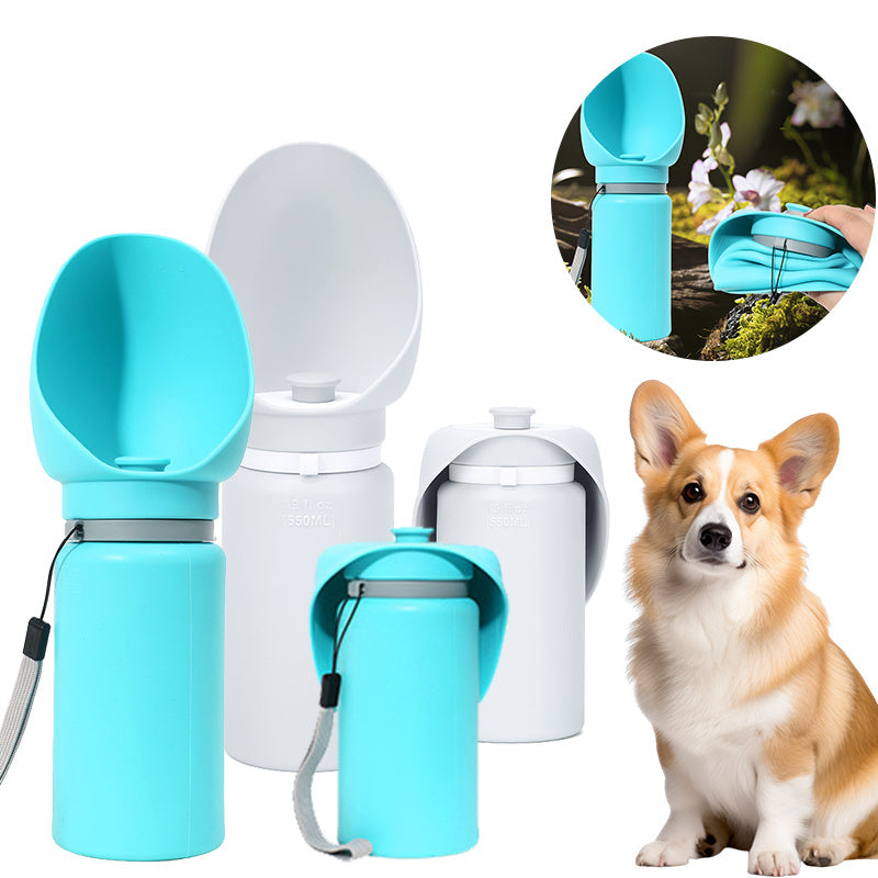 Folding Pet Outdoor Walking Mug Portable Travel Water Bottle Puppy Cats Dogs Drinking Water Dispenser Cup Supplies - FurryFriendMark