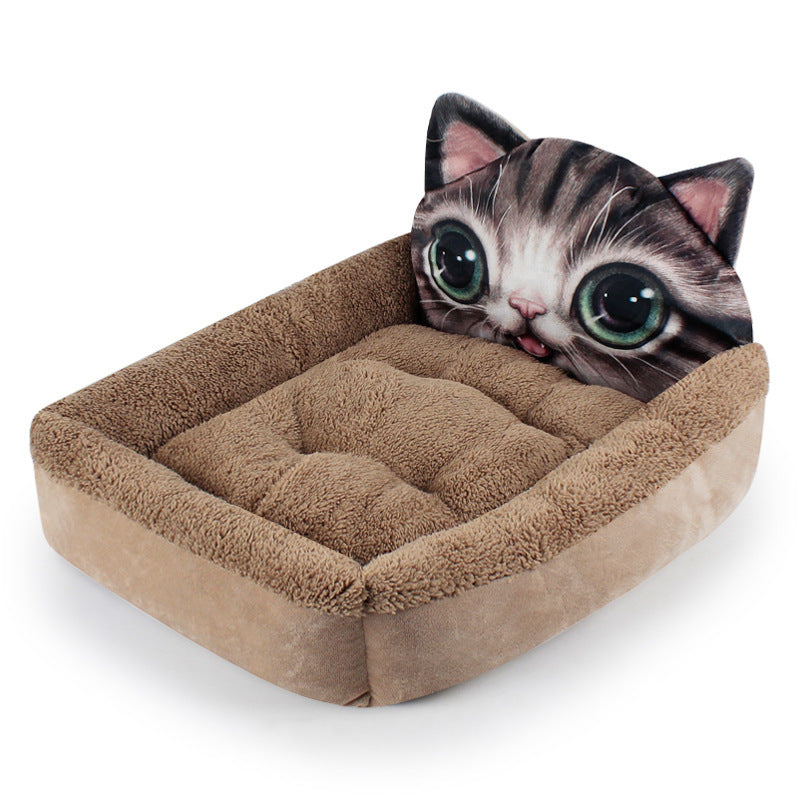 Warm Pet Cat Dog Kennel bed