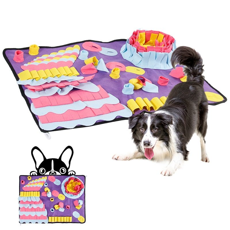 Dog toy sniff pad