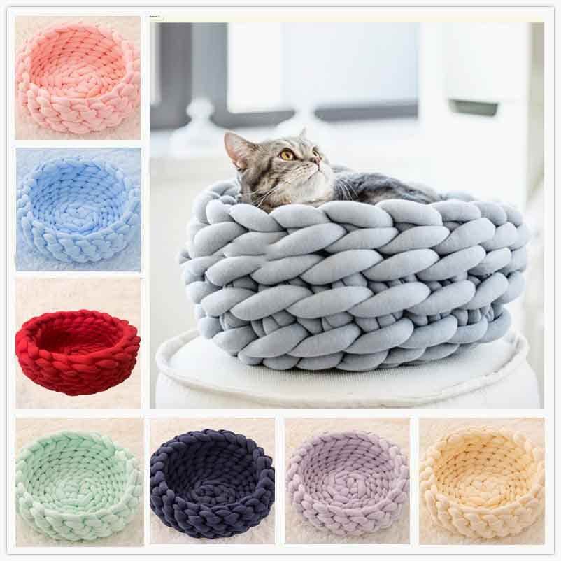 Cat House Cushion Soft Long Plush Warm Pet Mat - Cozy Comfort