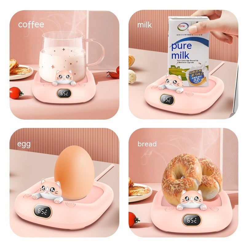 Home Office Cute Pet Constant Temperature Cup Warming Holder Winter Gadgets - FurryFriendMark