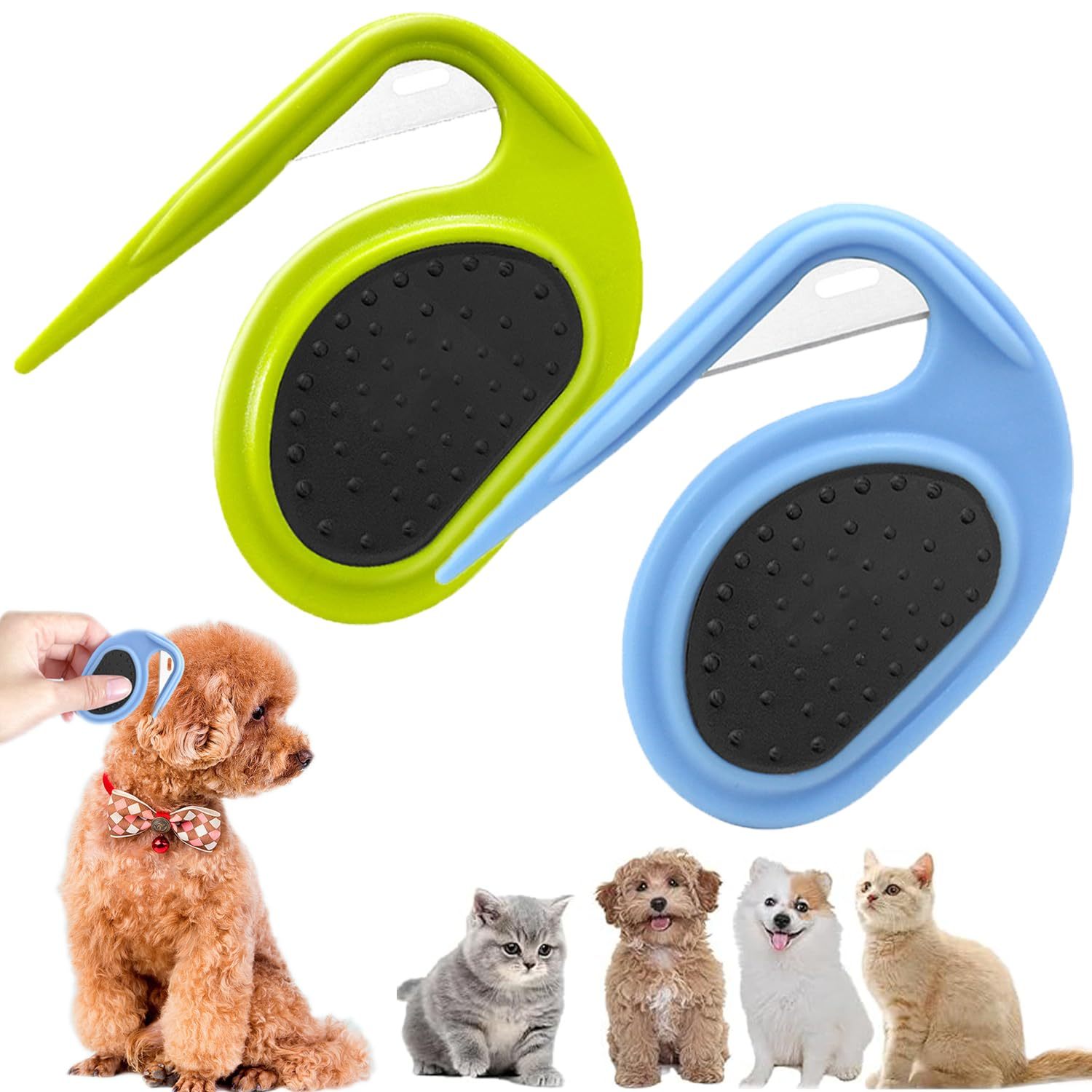 New Cat Dog Comb Pet Open Knot Comb Cat Puppy Hair Fur Shedding Grooming Trimmer Comb Blade Comb Cat Brush - FurryFriendMark