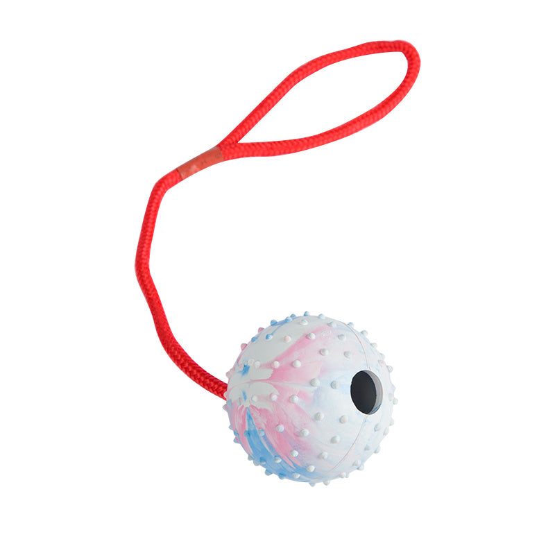 Pet Toy Dog Training Ball With Rope Rubber