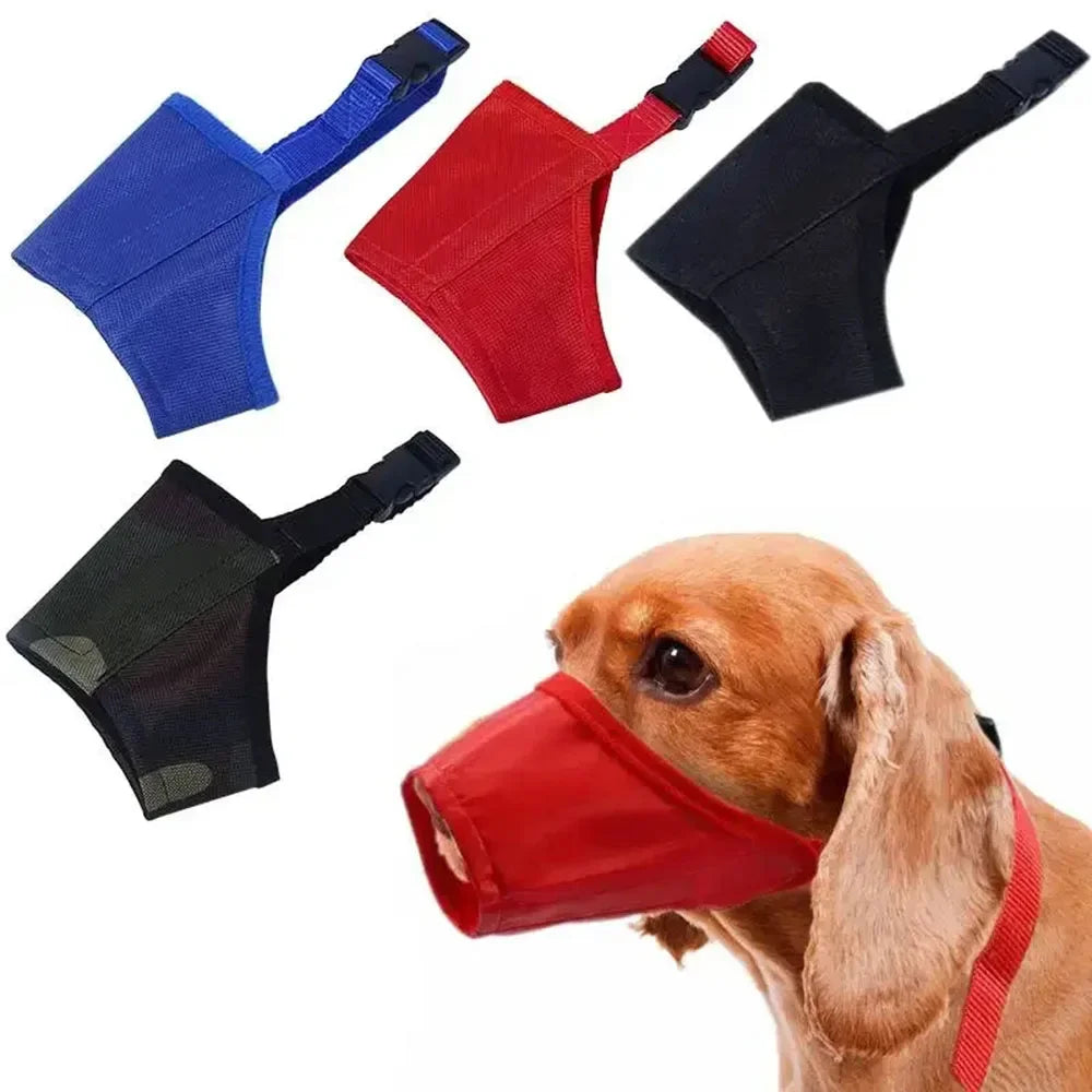 Pet Dog Adjustable Anti Bark Bite Mouth Muzzle Grooming Anti Stop Chewing Muzzle for Small Medium Dogs Accessories Pet Products - FurryFriendMark