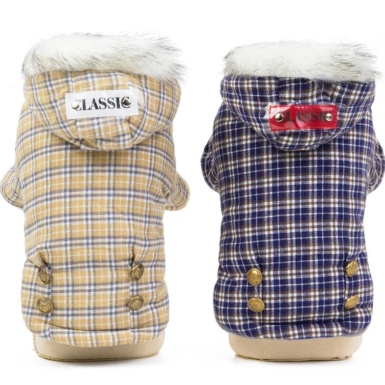 Pet Dog Clothes Coat Winter Warm Outerwear Thicken Dog Clothing Wadded Jacket Fashion Pet Cat Products Clothes For Dog Puppy Cat - FurryFriendMark