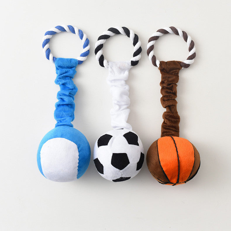 Soft Ball Pet Dog Voice Molar Toy Ball Training Supplies