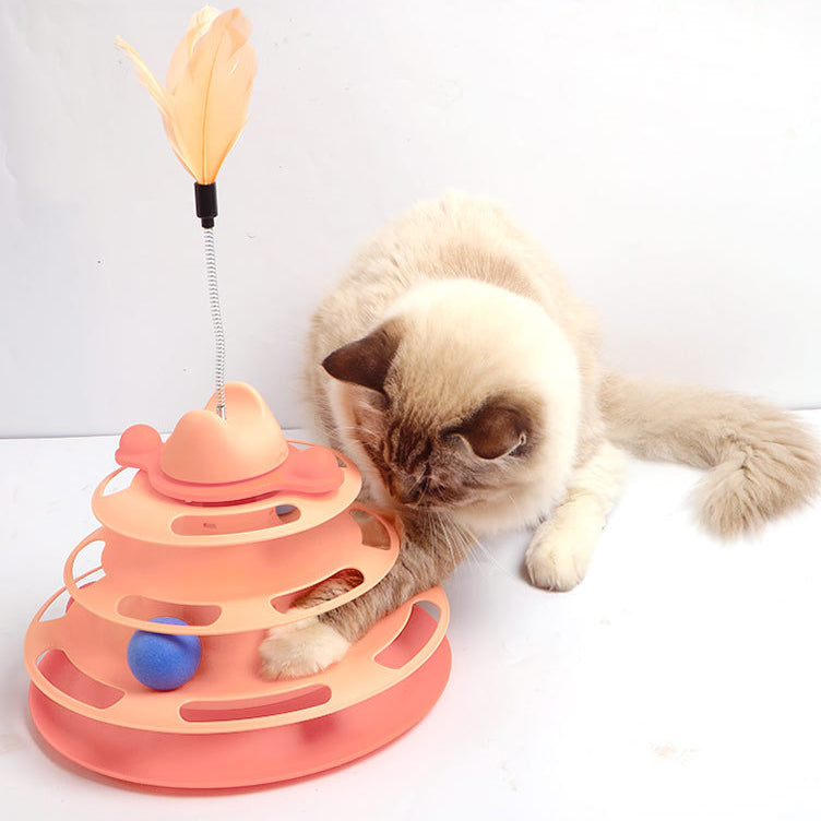 Cat Toys Space Tower Play Board Pet Supplies - FurryFriendMark