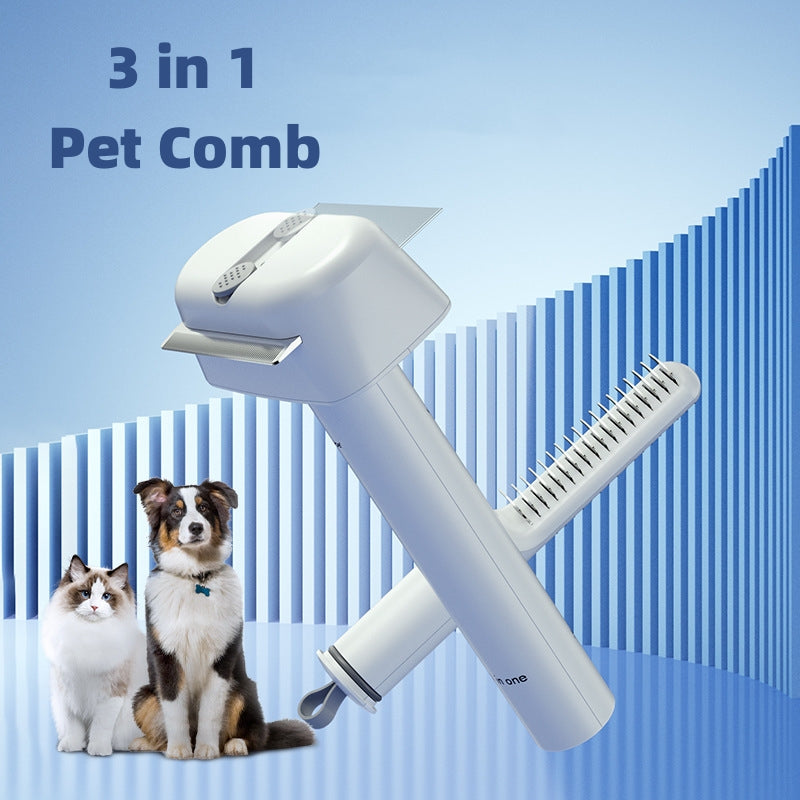 3in1 Pets Hair Comb Hair, cat dematting tool, Device Cat Pet Products - FurryFriendMark