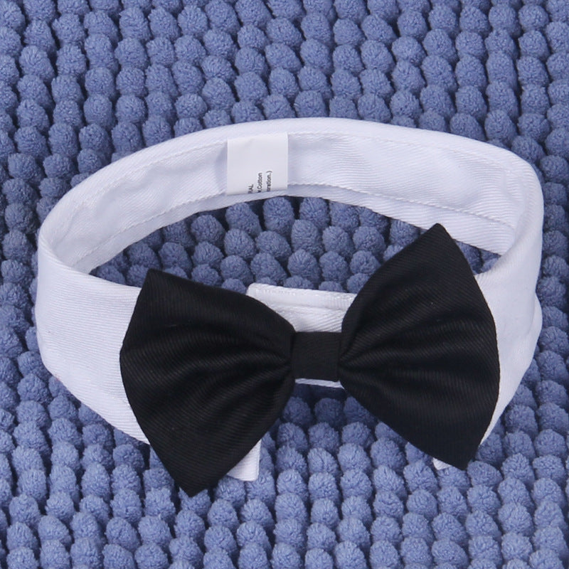 Pet Supplies Teddy Small And Medium Sized Dog Bow Tie And Tie Gentleman Bow Scarf Collar Ornament