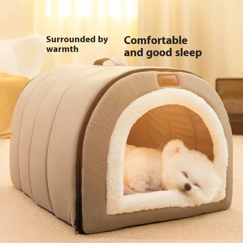 Autumn And Winter Dog Plain Quilted Portable Nest Cat Nest Small And Medium-sized Dogs